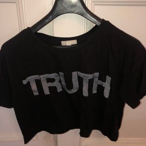 Forever 21 Truth or Dare Crop top